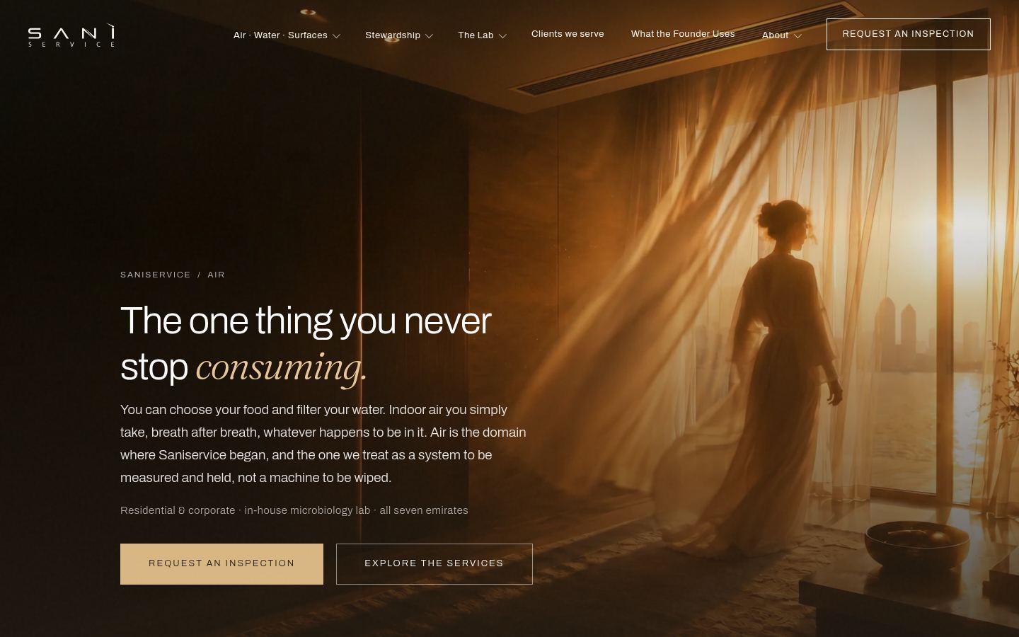 Saniservice &middot; HOMEPAGE_SCREENSHOT