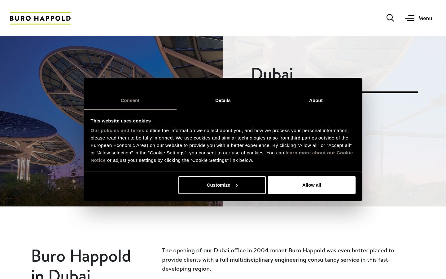 Buro Happold Middle East &middot; HOMEPAGE_SCREENSHOT