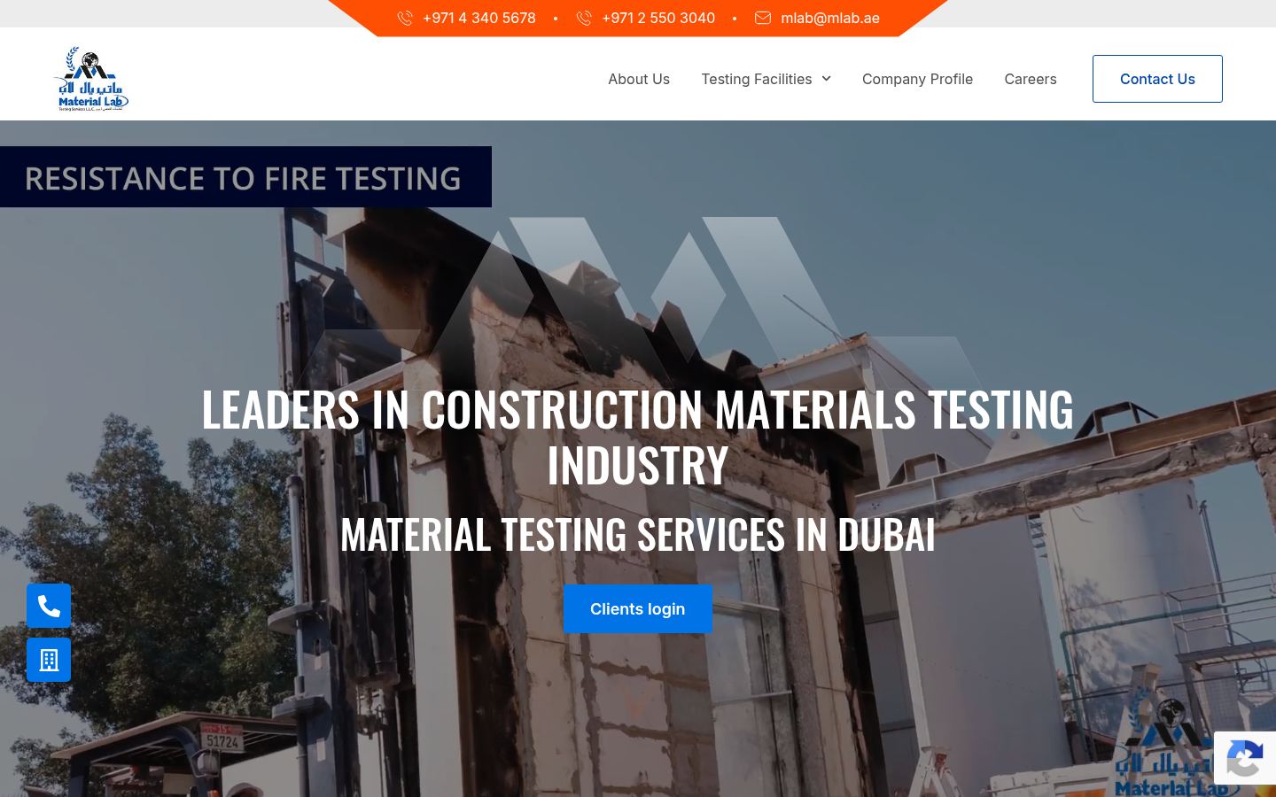 Material Lab &middot; HOMEPAGE_SCREENSHOT