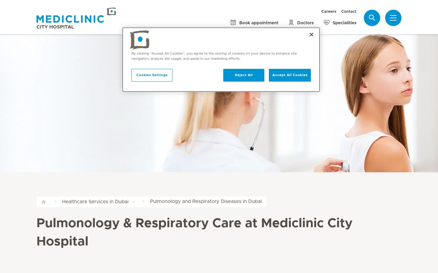 Mediclinic Middle East &middot; HOMEPAGE_SCREENSHOT
