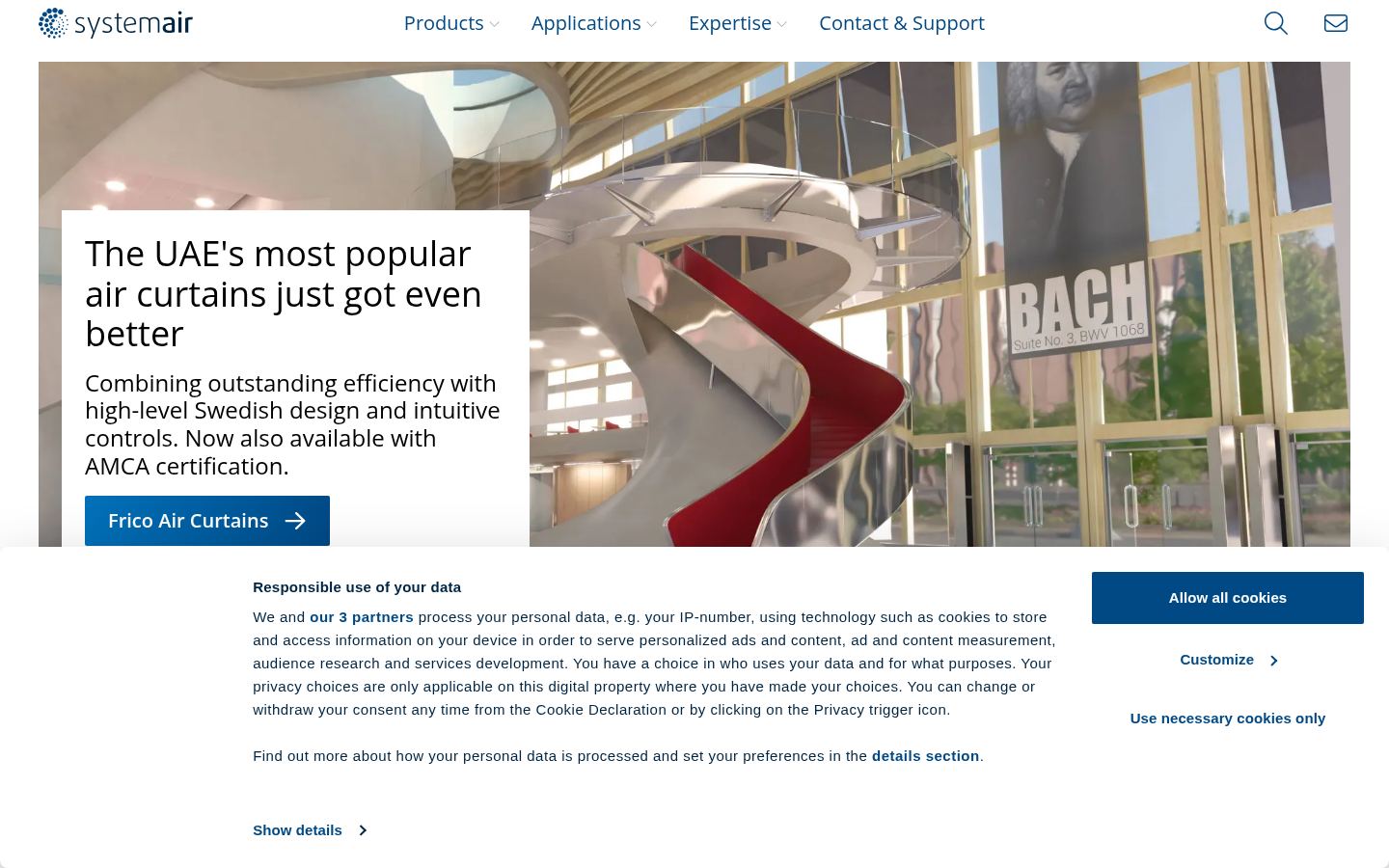 Systemair UAE · HOMEPAGE_SCREENSHOT