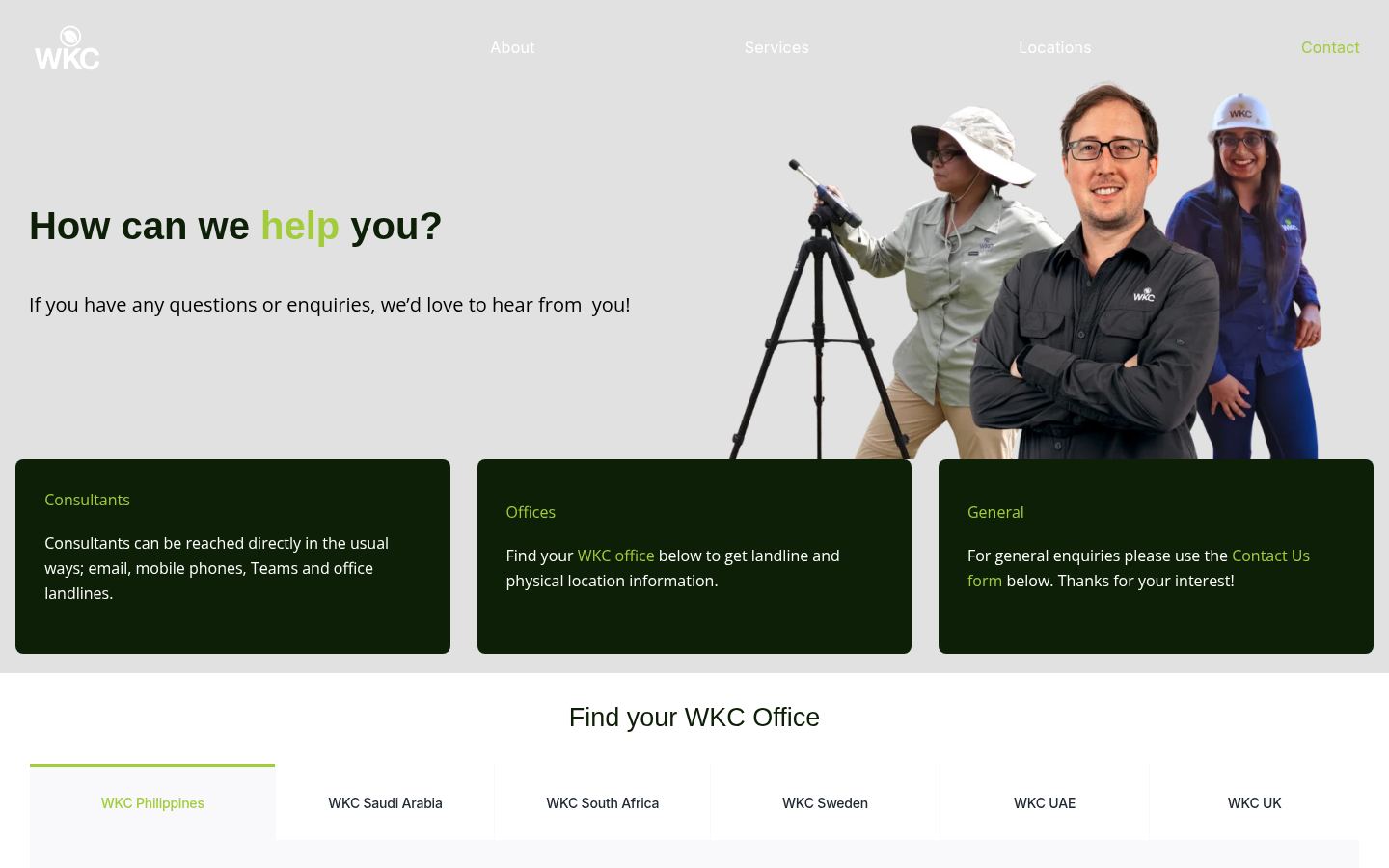 WKC Group &middot; HOMEPAGE_SCREENSHOT