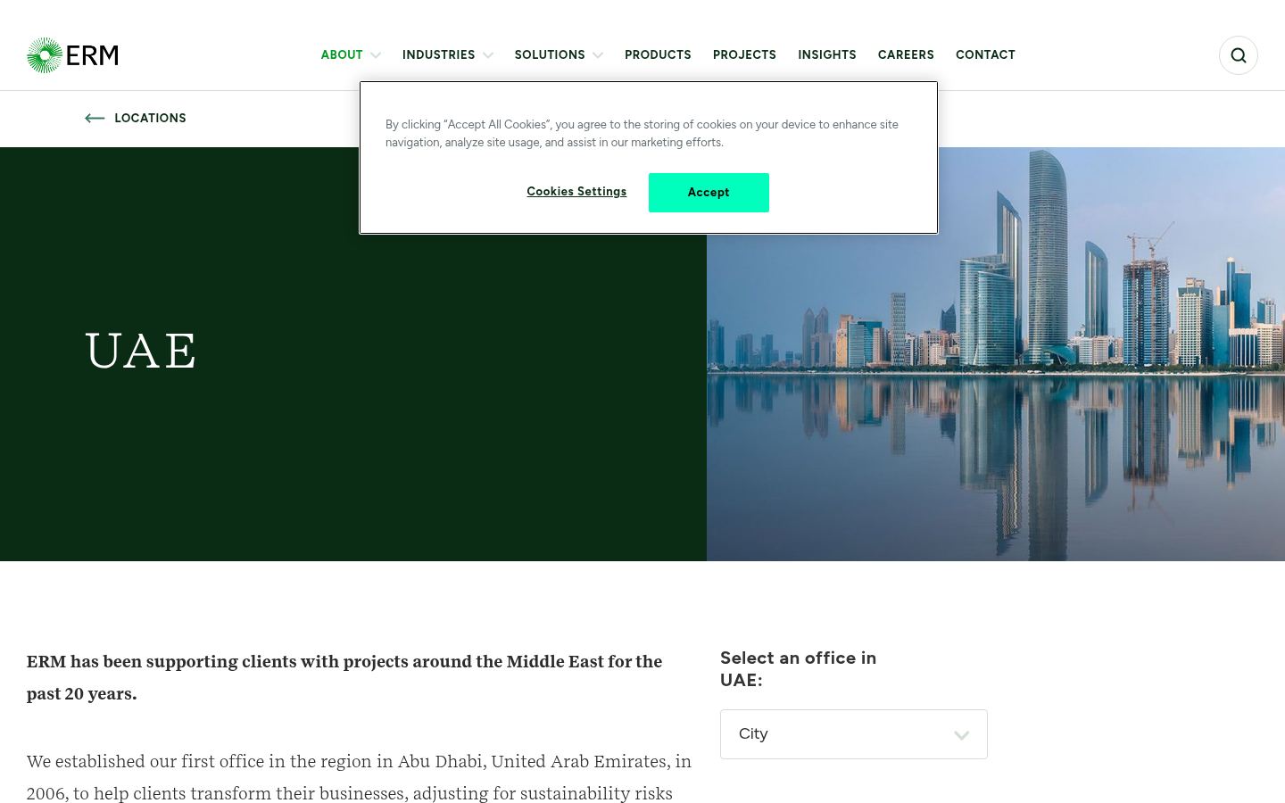 ERM UAE &middot; HOMEPAGE_SCREENSHOT