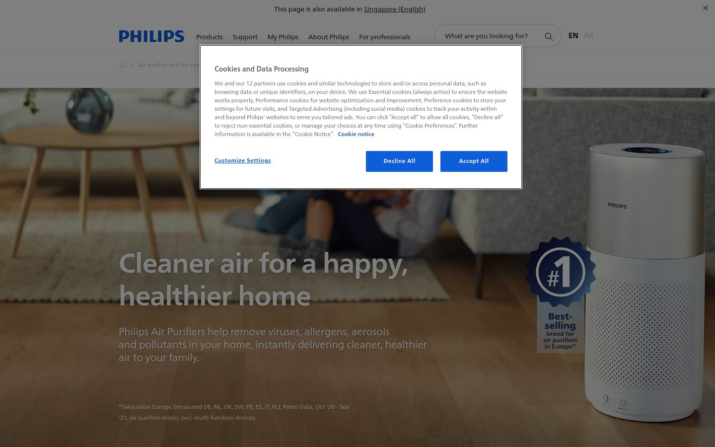 Philips UAE · HOMEPAGE_SCREENSHOT