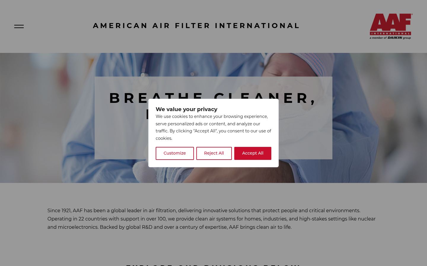 AAF International Middle East &middot; HOMEPAGE_SCREENSHOT