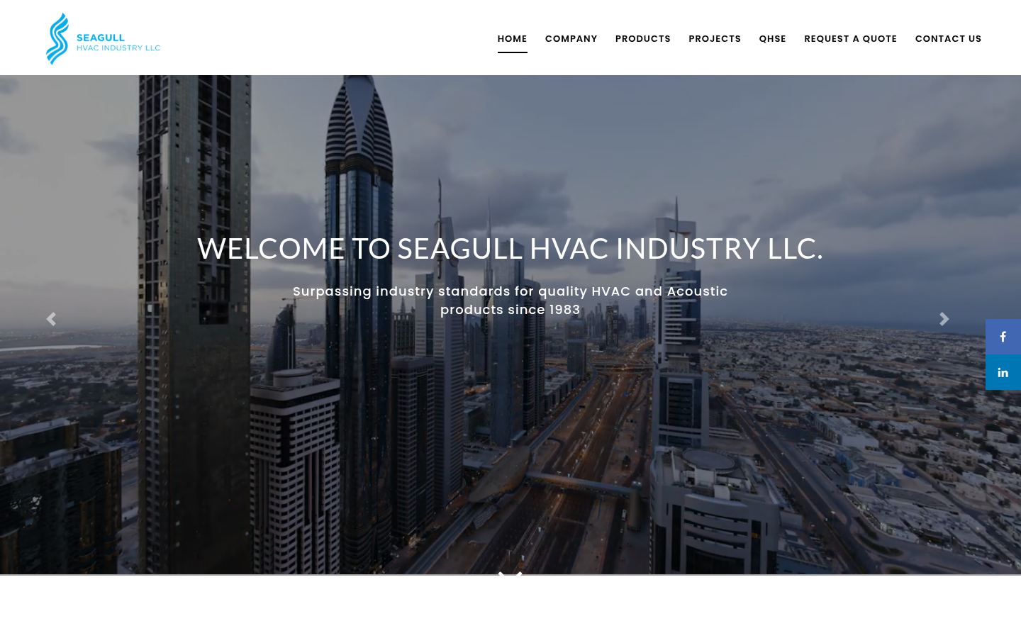 Seagull HVAC Industry &middot; HOMEPAGE_SCREENSHOT