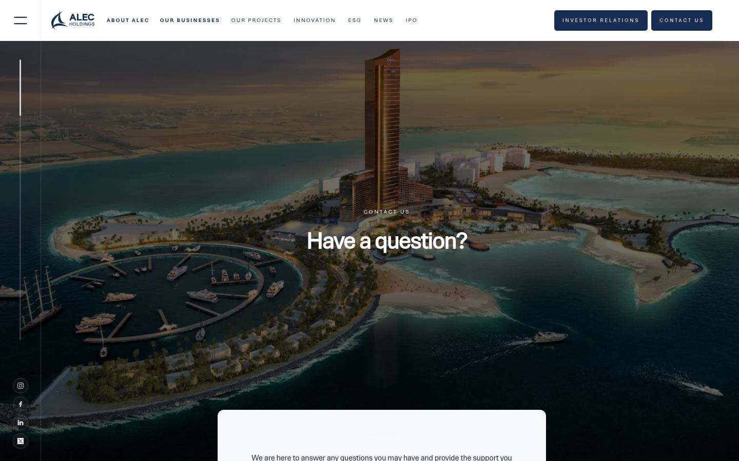 ALEC Engineering and Contracting &middot; HOMEPAGE_SCREENSHOT
