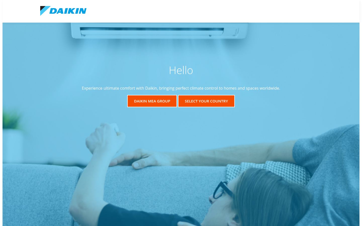Daikin Middle East and Africa &middot; HOMEPAGE_SCREENSHOT