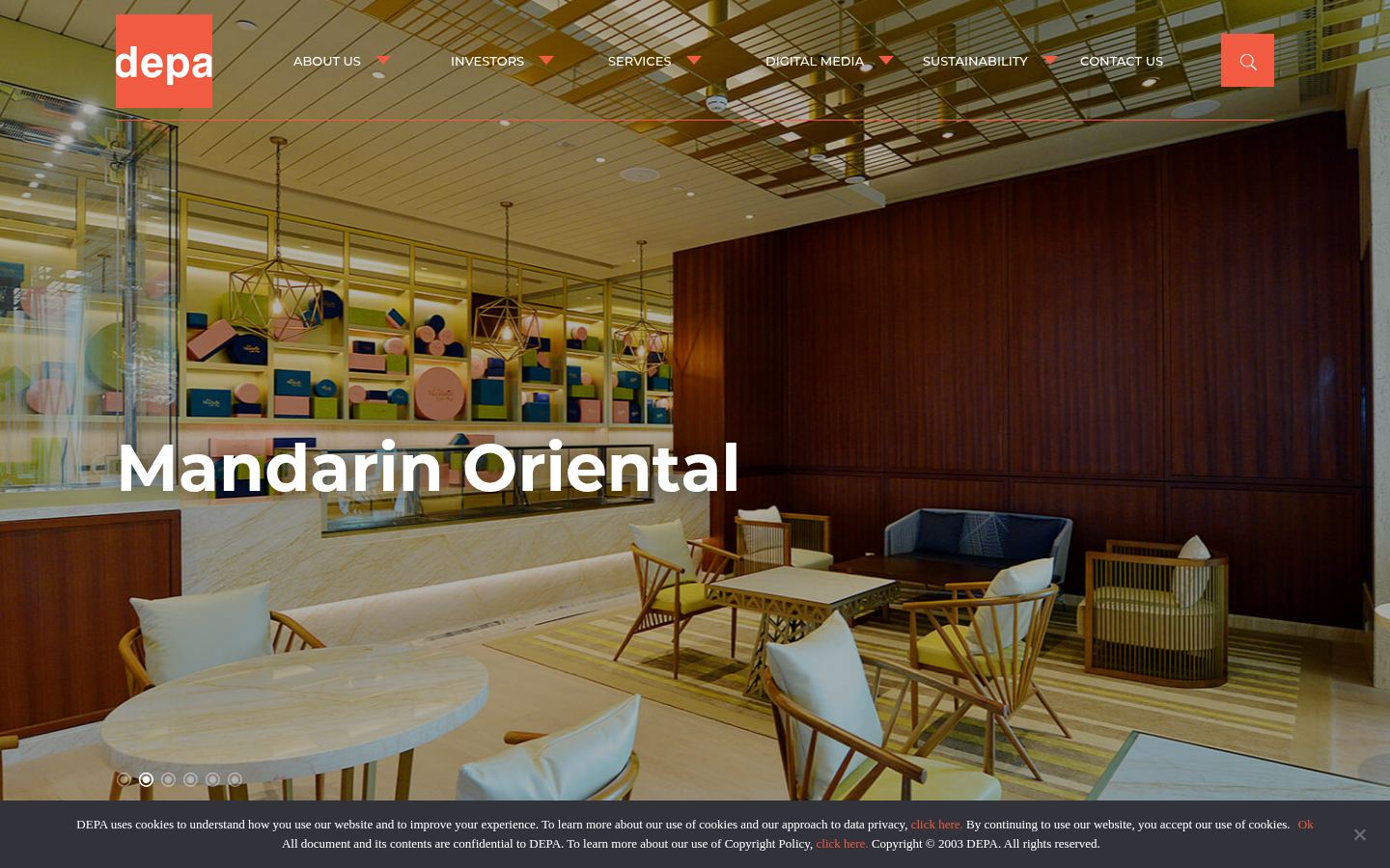 Depa Interiors · HOMEPAGE_SCREENSHOT