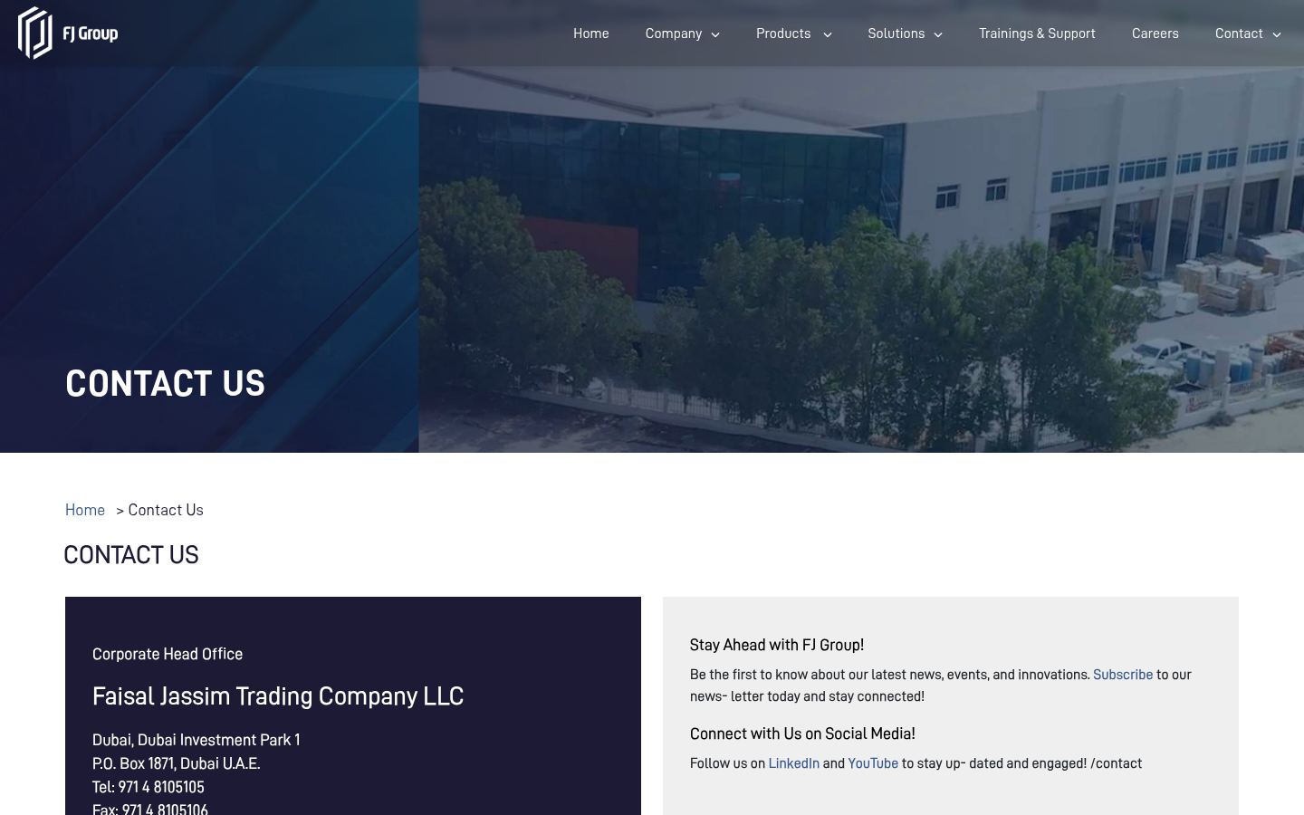 Faisal Jassim Trading &middot; HOMEPAGE_SCREENSHOT