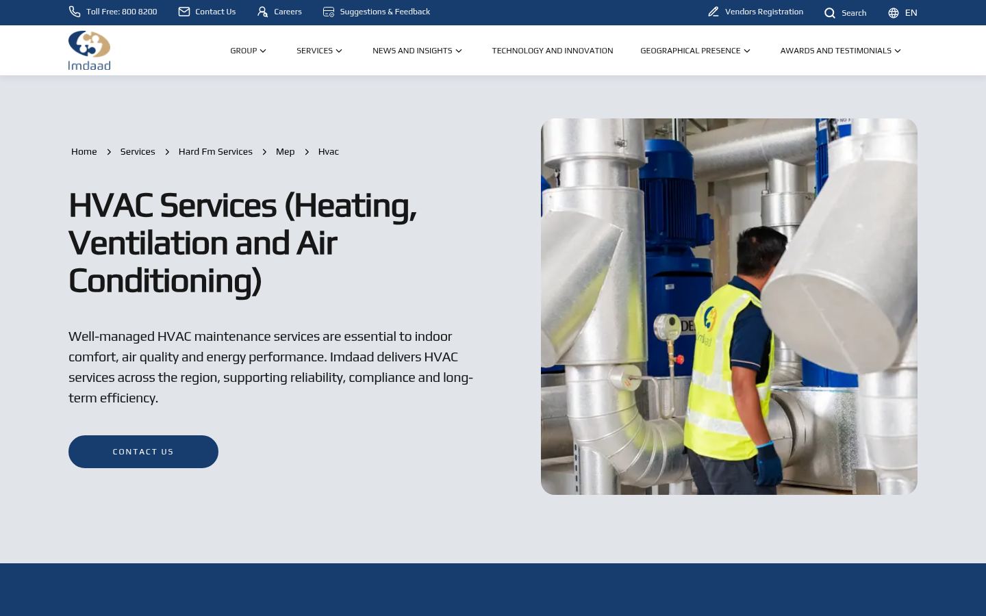 Imdaad &middot; HOMEPAGE_SCREENSHOT