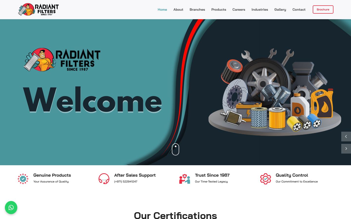 Radiant Filters &middot; HOMEPAGE_SCREENSHOT